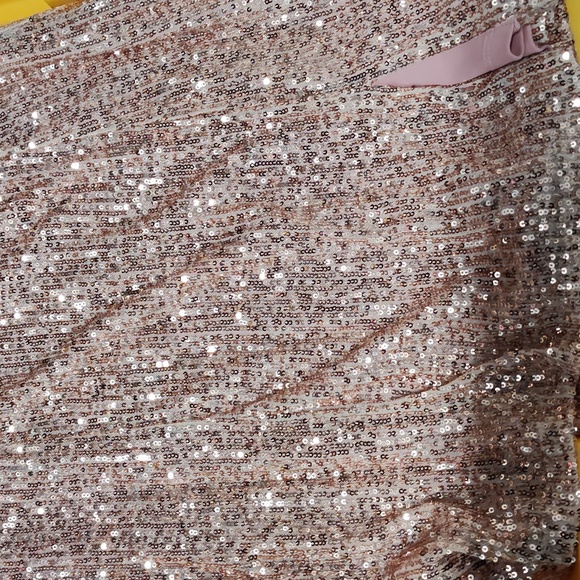 1.STATE 1.STATE Womens Sleeveless Sequin dress  Burgundy 10 - Picture 13 of 17